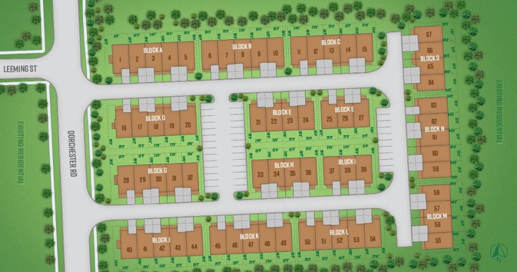 Dorchester Village Community Siteplan