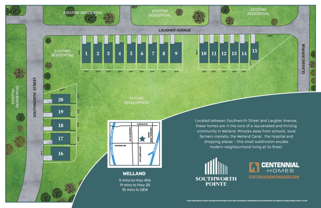 Southworth Pointe Community Siteplan